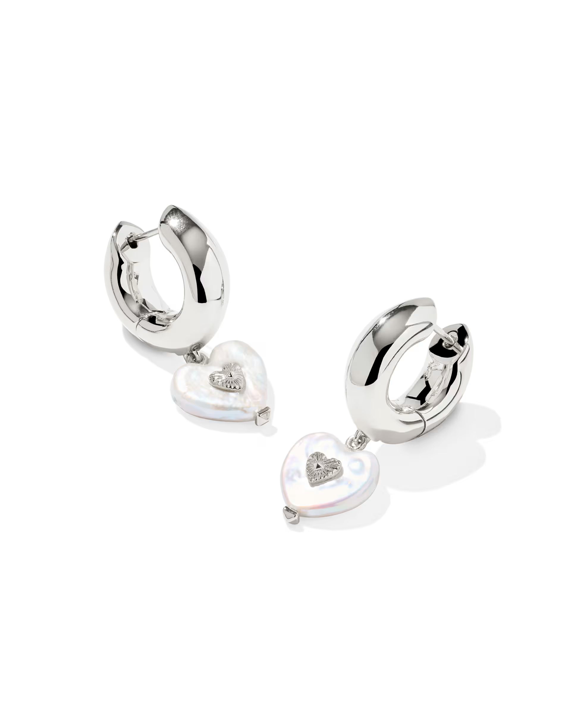 KS Sasha Heart Huggie Earrings