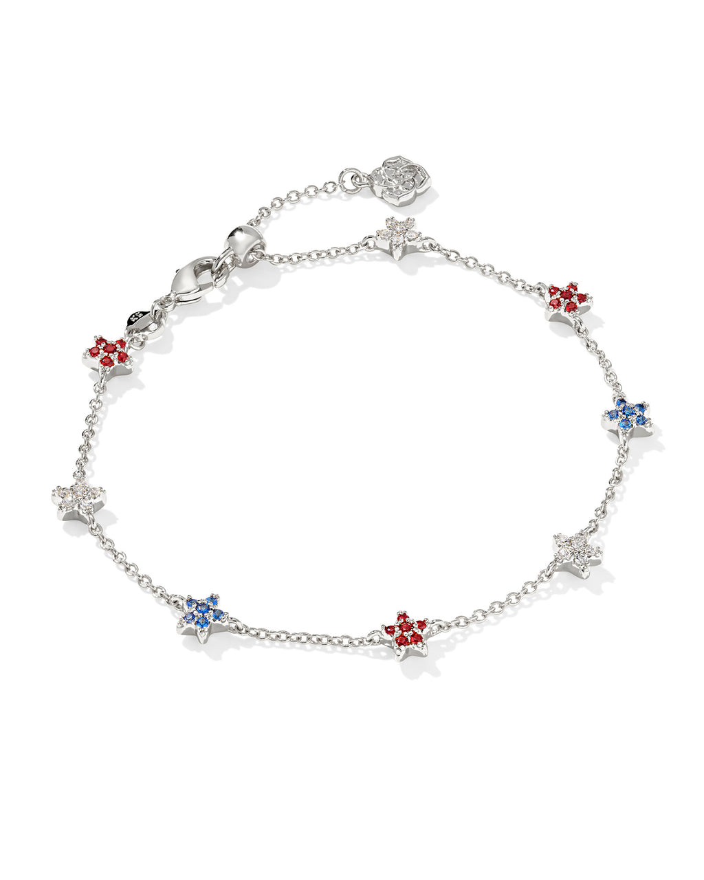 KS Sierra Star Crystal Delicate Chain Bracelet