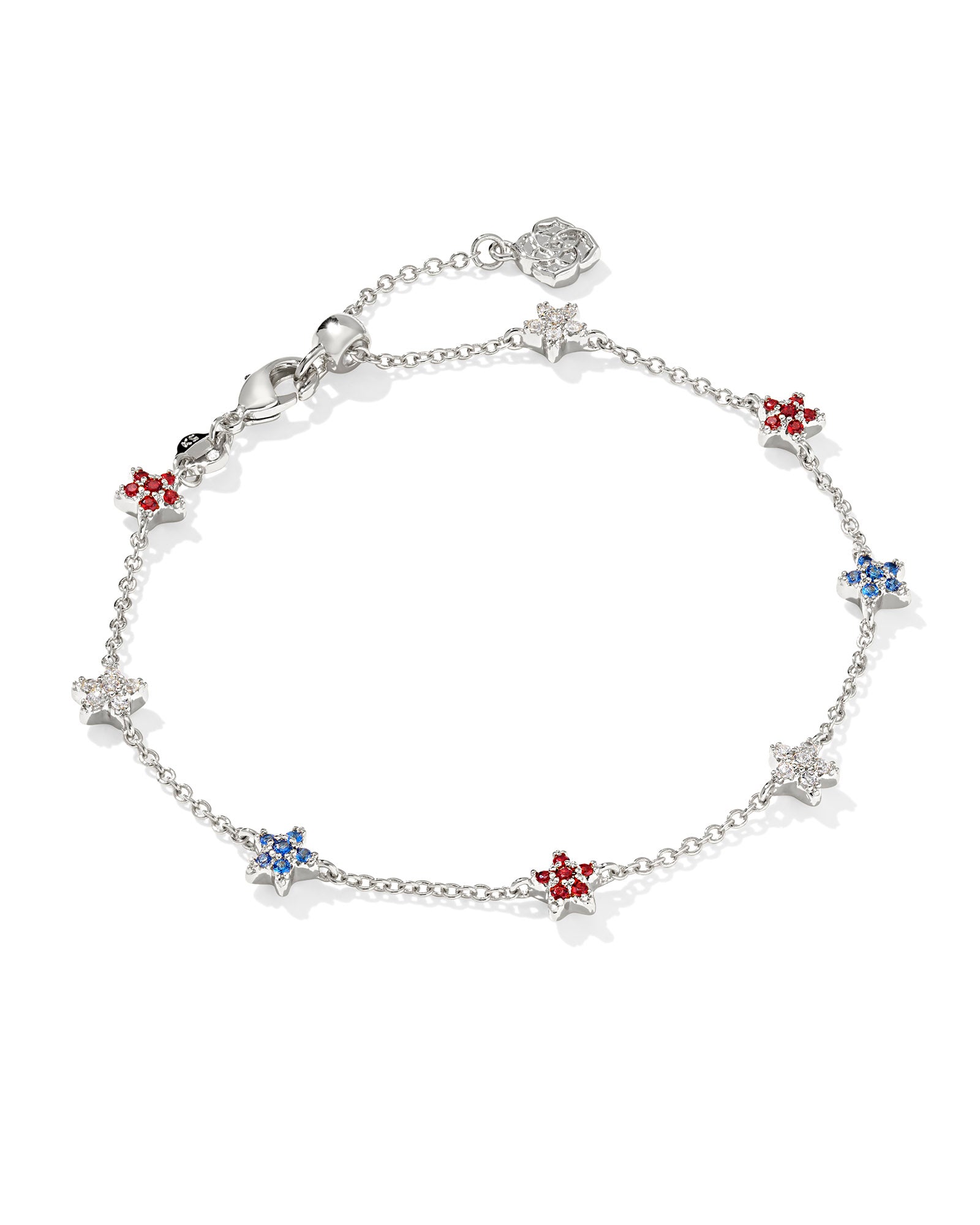 KS Sierra Star Crystal Delicate Chain Bracelet