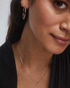 KS 14k Cross Necklace