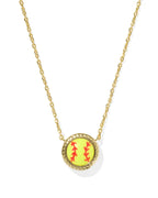KS Softball Short Pendant Necklace