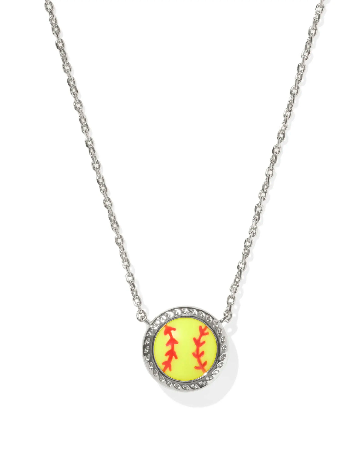 KS Softball Short Pendant Necklace