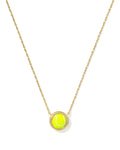 KS Tennis Pendant Necklace