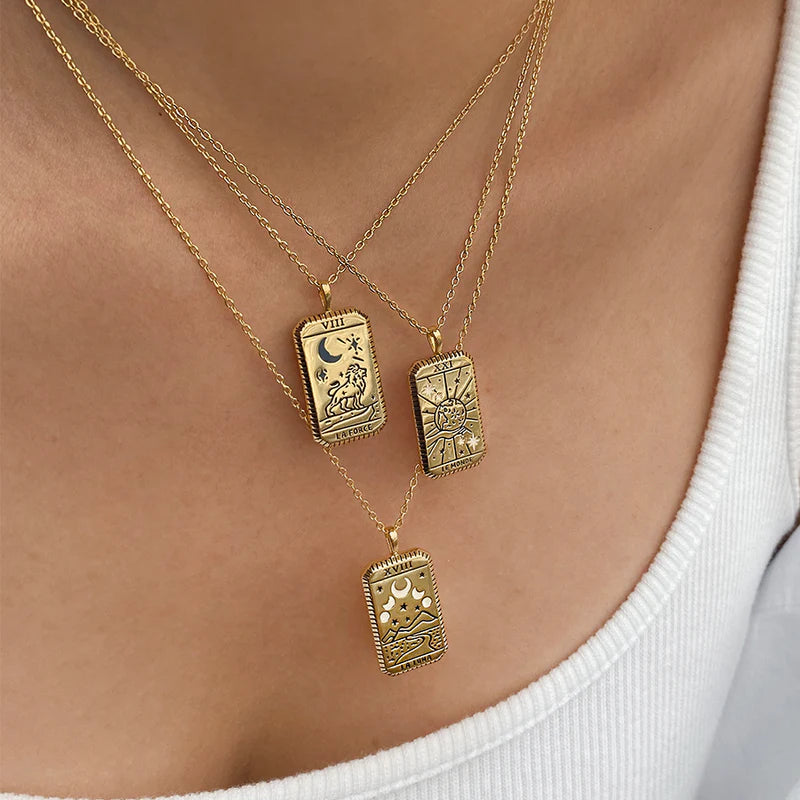 WCO La Luna Tarot Necklace