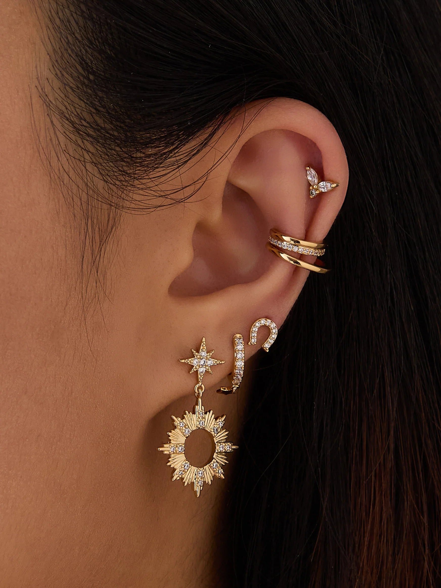 WCO Lucky Flat Back Earring