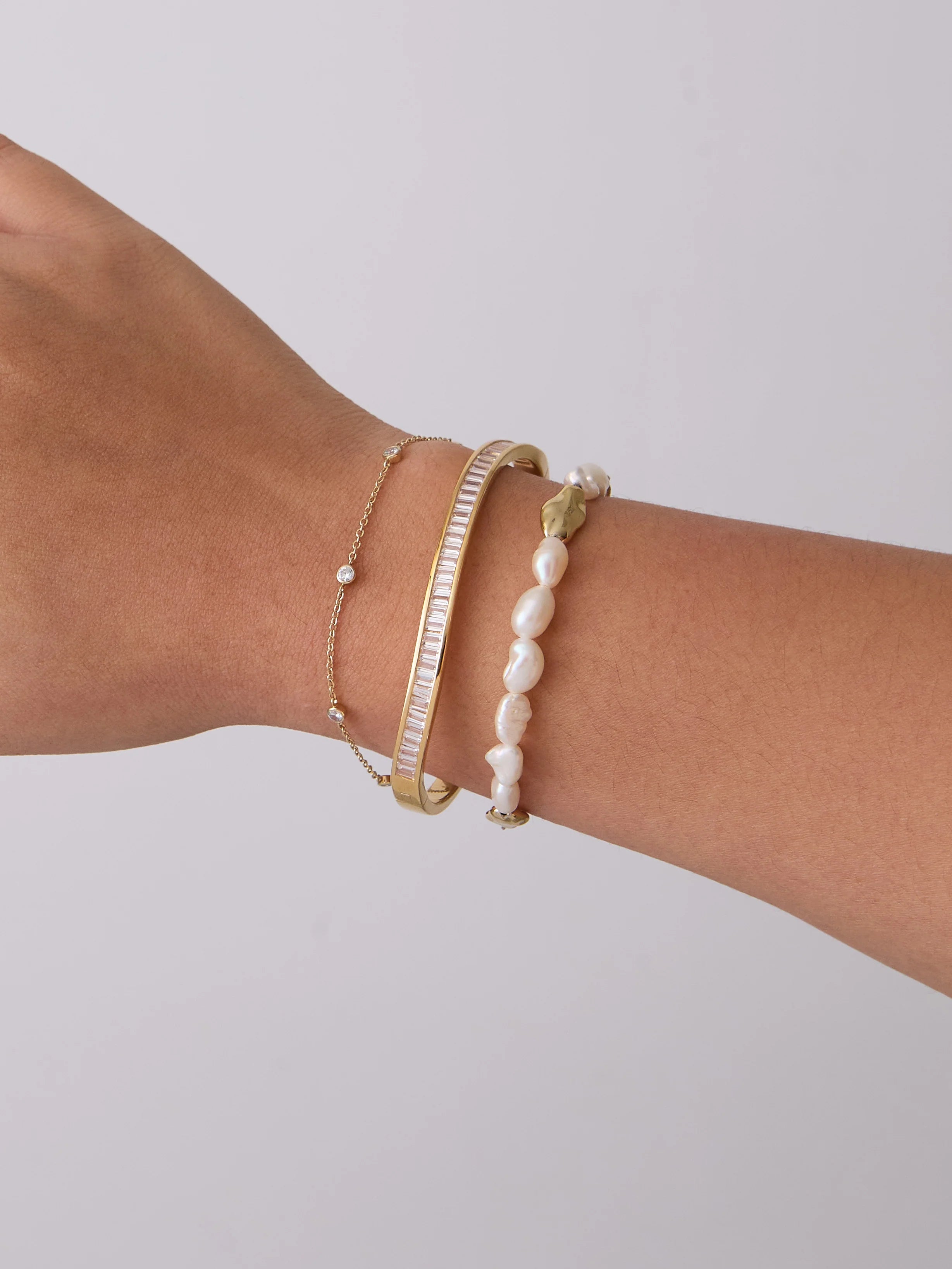 WCO 925 Multi Brilliant Bezel Bracelet