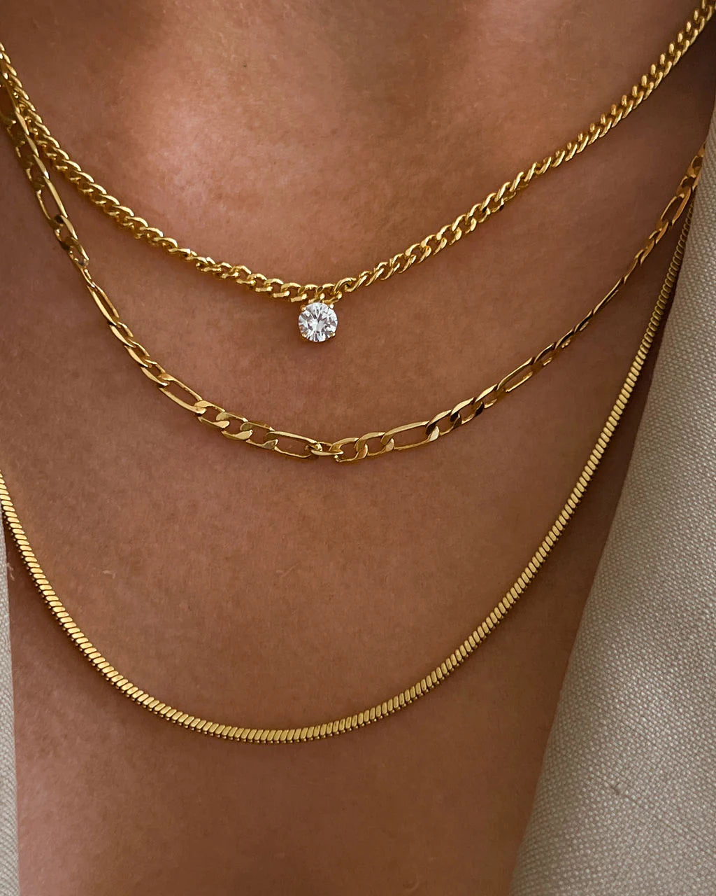 LAJ Bardot Stud Charm Necklace