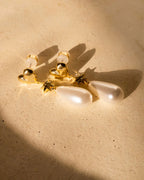 LAJ Pearl Star Studs