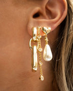 LAJ Pearl Star Studs
