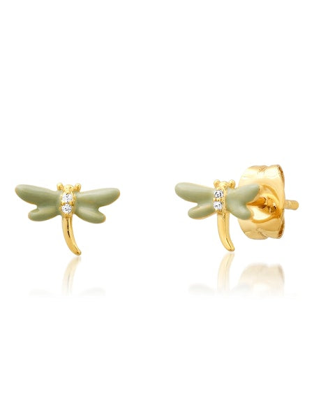Tai Enamel Dragonfly Studs