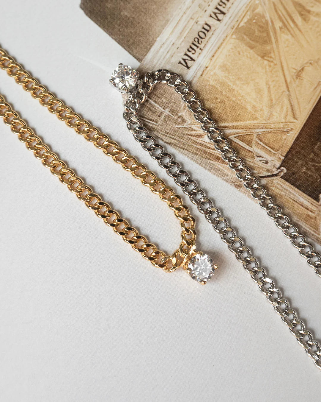 LAJ Bardot Stud Charm Necklace