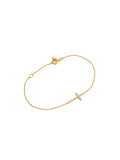 Tai PB-3835 CZ Cross Bracelet