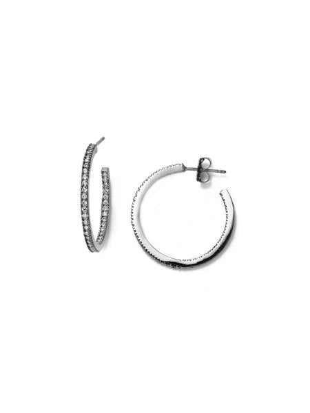 Tai CZ Hoop Earrings