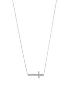 Tai Cross CZ Necklace