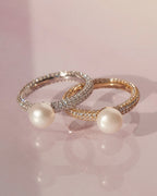 LAJ Pearl Pave Amalfi Ring