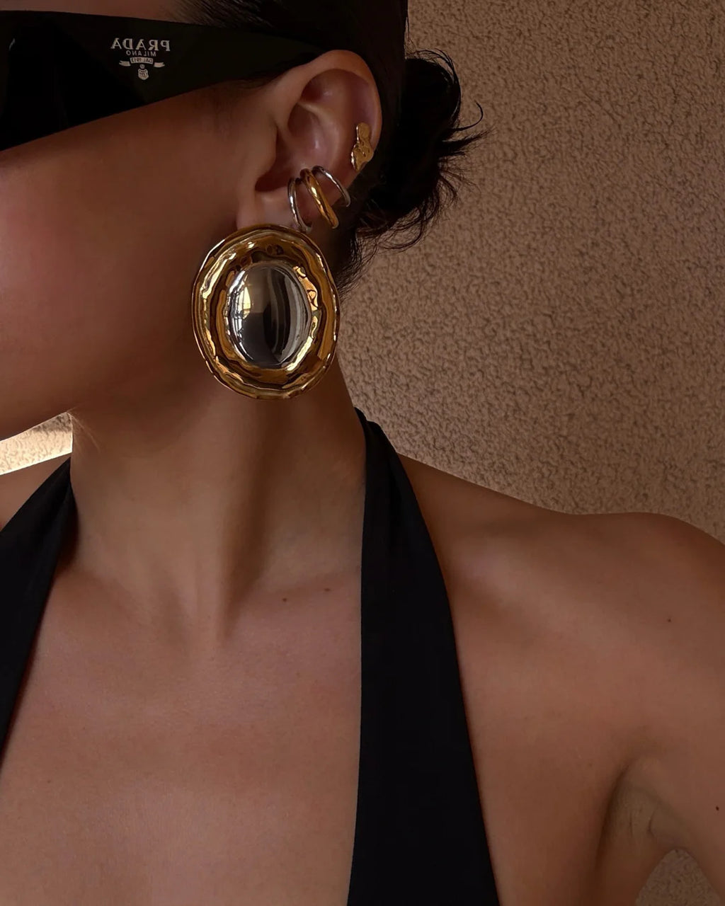 LAJ Two Tone Cala Ear Cuff
