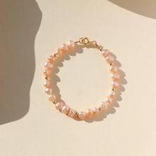 Load image into Gallery viewer, TKN Pink Pearl Bracelet
