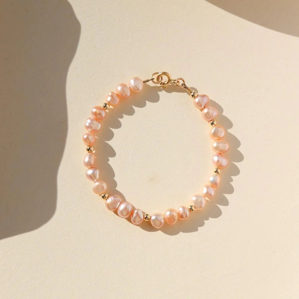 TKN Pink Pearl Bracelet