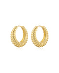 LAJ Ridged Marbella Hoops