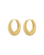 LAJ Ridged Marbella Hoops