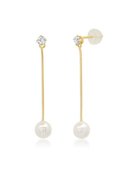 Tai 925 SAE-0098 Pearl Earrings