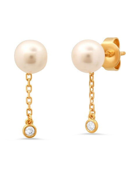 Tai 925 SAE-0194 Pearl Earrings