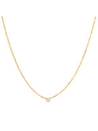 Tai 925 Chain Necklace with CZ Accent
