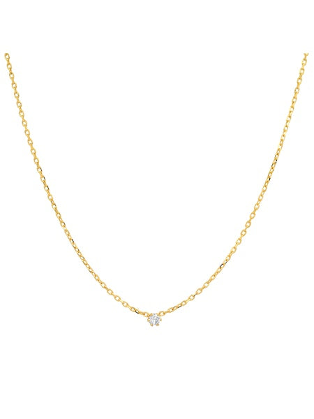 Tai 925 Chain Necklace with CZ Accent