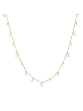 Load image into Gallery viewer, Tai Chain with Floating CZ Charms Gold Vermeil
