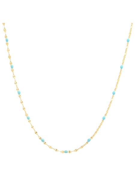 Tai 925 SAN-0149 Enamel Station Necklace