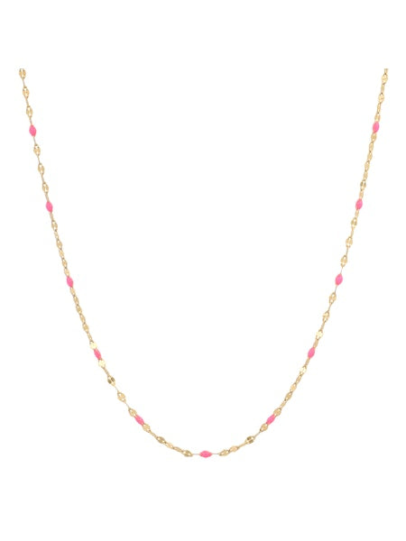 Tai 925 SAN-0149 Enamel Station Necklace