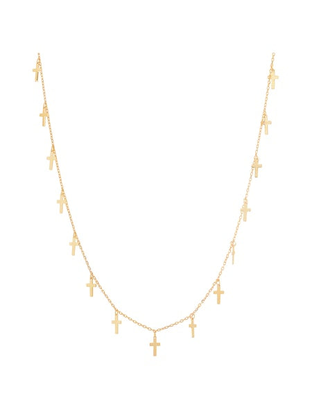 Tai 925 SAN-0181 Cross Necklace