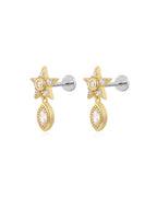 LAJ Star Dangle Studs