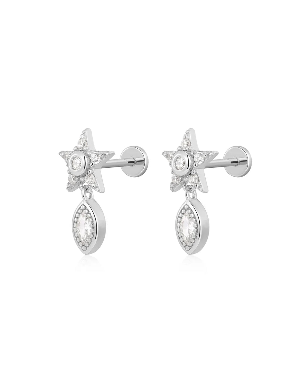 LAJ Star Dangle Studs