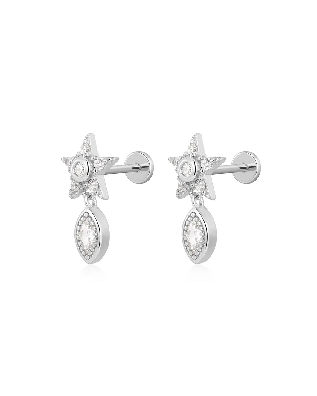 LAJ Star Dangle Studs