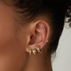 WCO Constellation Baby Huggie Earrings