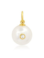 Tai Pearl with CZ Charm
