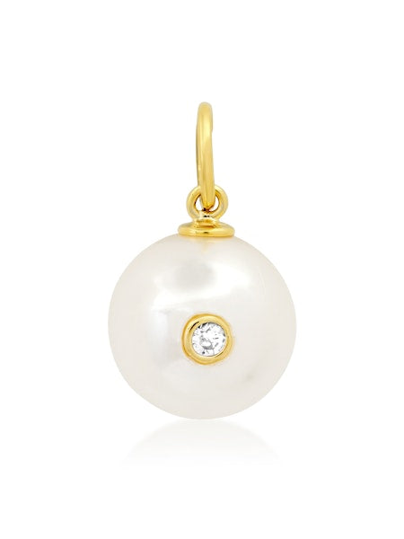 Tai Pearl with CZ Charm