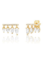 Tai CZ Bar Studs
