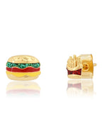 Tai TE-4549 Burger and Fries Studs