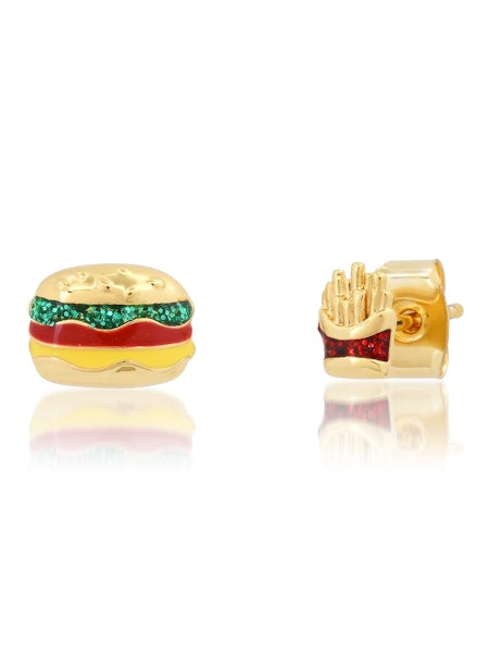 Tai TE-4549 Burger and Fries Studs