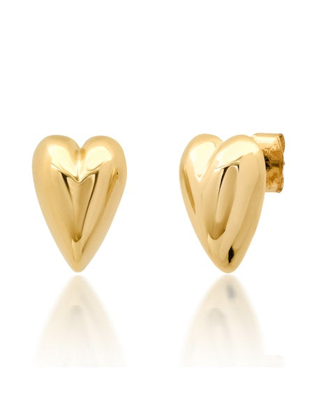 Tai Puffy Heart Studs