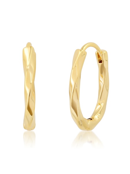 Tai Elegant Twisted Hoops