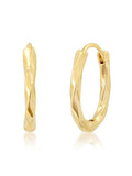 Tai Elegant Twisted Hoops