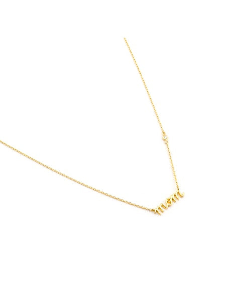 Tai TN-107 Mom CZ Necklace