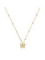 Tai CZ Butterfly Necklace