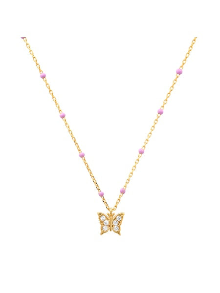 Tai CZ Butterfly Necklace