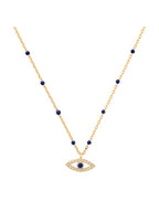 Tai TN-4660 CZ Evil Eye Necklace