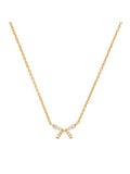 Tai TN-4912 CZ Bow Necklace
