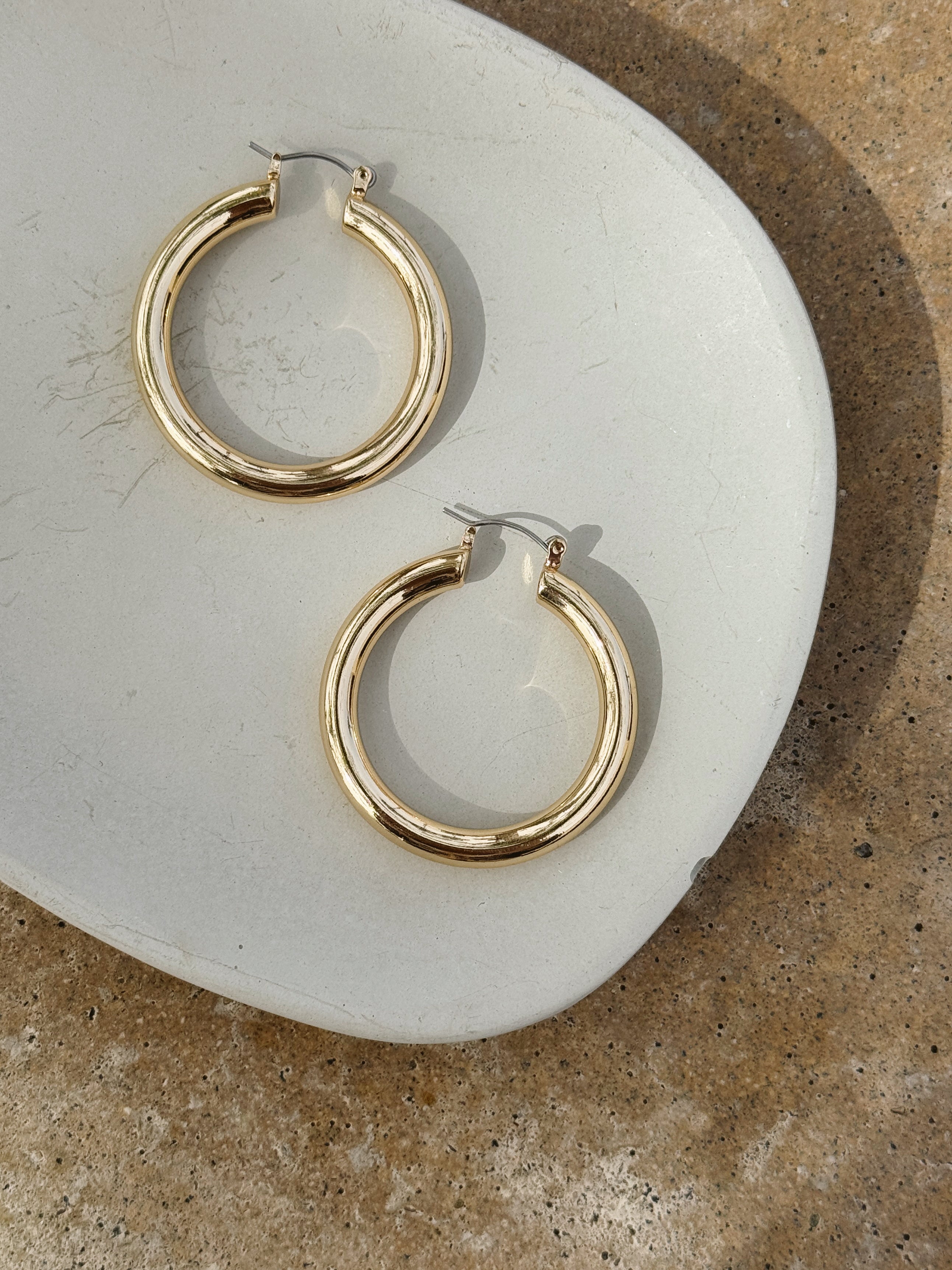 Classic Tube Hoop Earrings